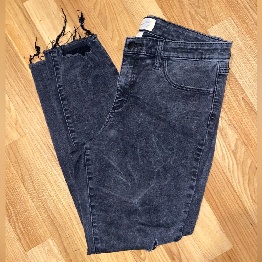 Women’s Black Charcoal Denim Jeans